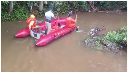 തേങ്ങ ഒഴുകിവരുന്നത് കണ്ട് എടുക്കാനായി ചാടി; പത്തനംതിട്ടയിൽ തോട്ടില് ഒഴുക്കിൽപെട്ട ആളുടെ മൃതദേഹം കിട്ടി