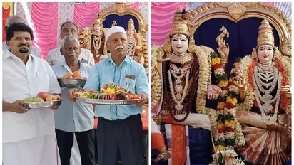 மீனாட்சி சுந்தரேஸ்வரர் திருக்கல்யாணத்திற்கு சீர்வரிசை எடுத்து வந்த இஸ்லாமியர்கள்; திண்டுக்கல்லில் நெகிழ்ச்சி