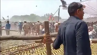 Lok Sabha elections 2024: Chaos erupts at Akhilesh Yadav's rally in Azamgarh, police resort to lathi charge