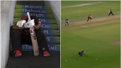 വേദനിപ്പിക്കുന്ന ചിത്രം! പുറത്തായതിന് പിന്നാലെ ഡ്രസിംഗ് റൂമിലേക്ക് പോവാതെ നിരാശനായി രാഹുല് ത്രിപാഠി