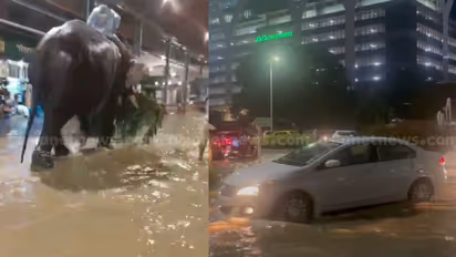 സംസ്ഥാനത്ത് അതിശക്തമായ മഴ: ആശുപത്രികളിലും ഗുരുവായൂര്‍ ക്ഷേത്രത്തിന്റെ നടപ്പുരയിലും വെള്ളം കയറി