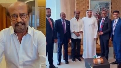 UAE : "தலைவருக்கு" இன்ப அதிர்ச்சி.. கெளரவப்படுத்திய UAE - நன்றி சொல்லி ரஜினிகாந்த் வெளியிட்ட வீடியோ வைரல்!