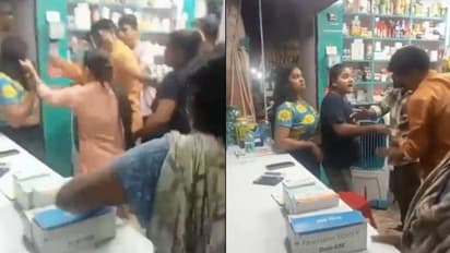 'ഒരു 100 രൂപയുടെ കേസിന് ഡിഐജിയെ ഒക്കെ വിളിക്കാമോ?' മെഡിക്കൽ ഷോപ്പിൽ സ്ത്രീകളുടെ പൊരിഞ്ഞ തല്ല്