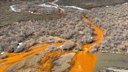 ಅಲಾಸ್ಕದಲ್ಲಿ ಆರೆಂಜ್ ಬಣ್ಣಕ್ಕೆ ಬದಲಾದ ನದಿ ನೀರು, ಸಂಶೋಧಕರಿಂದ ಎಚ್ಚರಿಕೆ