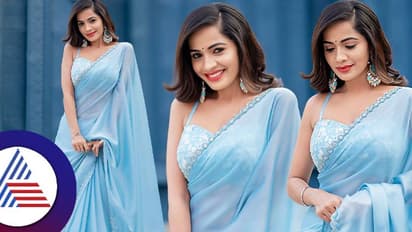 ತಿಳಿ ನೀಲಿ ಸೀರೆಯಲ್ಲಿ ಮಿಂಚಿದ ಶೋಭಾ ಶೆಟ್ಟಿ, ನಿಮ್ ಬ್ಯೂಟಿ ಮುಂದೆ ತಾಜ್‌ಮಹಲ್ ಮಂಕಾಯ್ತು ಎಂದ ಫ್ಯಾನ್ಸ್‌