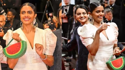 പലസ്തീൻ ജനതയ്‌ക്കൊപ്പം; കയ്യിൽ 'തണ്ണിമത്തനുമായി' കനി കുസൃതി, കാനിൽ അഭിമാന നിമിഷം 