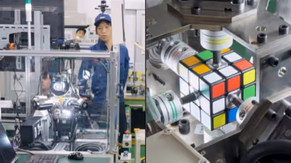 Video: Robot sets world record by solving Rubik's cube in less than a second; Internet reacts