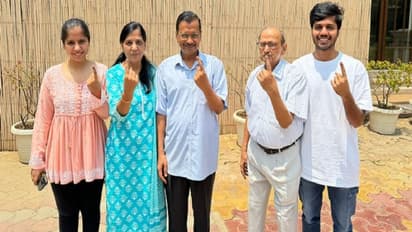 'Voted against inflation': Delhi CM Arvind Kejriwal casts vote, posts picture with inked finger