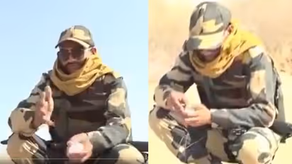After roasting papad, now BSF jawan boils egg in Bikaner's hot sand amid intense heatwave (WATCH)