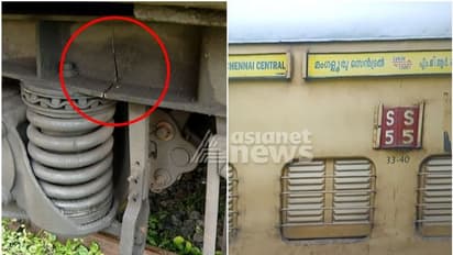 മാംഗ്ലൂർ സെൻട്രൽ മെയിലിൻ്റെ കോച്ചിൽ വിള്ളൽ കണ്ടെത്തി; കണ്ടെത്തിയത് കണ്ണൂർ റെയിൽവേ സ്റ്റേഷനിൽ വെച്ച്