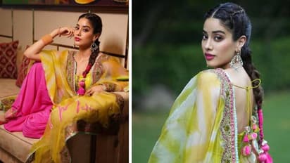 मोहल्ले नाल होंगे सोढ़ी कुढ़ी के चर्चे! जब पहनेंगी Janhvi Kapoor जैसे लेटेस्ट डिजाइनर सूट 