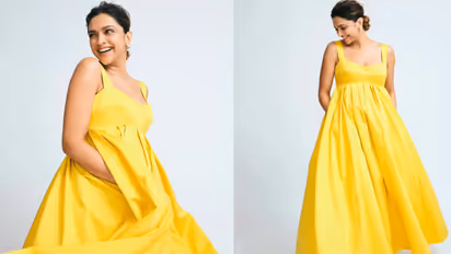 Deepika Padukone Yellow Gown
