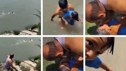 Watch :  ನದಿಯಲ್ಲಿ ಕೊಚ್ಚಿ ಹೋಗ್ತಿದ್ದ ಮಗುವನ್ನು ಪ್ರಾಣ ಪಣಕ್ಕಿಟ್ಟು ಕಾಪಾಡಿದ ಸ್ಥಳೀಯರು;  ಬದುಕುಳಿದಿದ್ದೇ ರೋಚಕ!