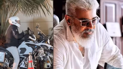 Ajith Kumar : குட் பேட் அக்லி.. ஹைதராபாத்தில் நடந்த ஷூட்டிங்.. இடையே பைக்கில் உலா சென்ற தல - வைரலாகும் வீடியோ!