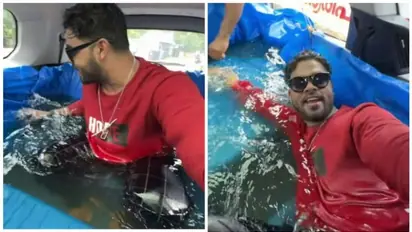 'ആവേശം' സ്റ്റൈൽ കാറിനുള്ളിലെ സ്വിമ്മിംഗ് പൂൾ; പണികൊടുത്ത് ആർടിഒ, സഞ്ജു ടെക്കിക്ക് ശിക്ഷ സാമൂഹിക സേവനം