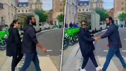 Katrina Kaif strolling in London with Vicky Kaushal further fuels pregnancy rumors; video goes viral - WATCH