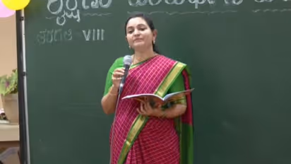 ಇಂಗ್ಲೀಷ್ ಟೀಚರ್ ಆಗಿ ಪಾಠ ಮಾಡಿ ಮಕ್ಕಳಲ್ಲಿ ಉತ್ಸಾಹ ತುಂಬಿದ ಜಿಲ್ಲಾಧಿಕಾರಿ ದಿವ್ಯಪ್ರಭು!