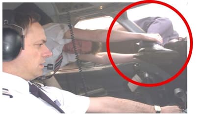 23,000 അടി ഉയരത്തിൽ വെച്ച് പൈലറ്റ് വിമാനത്തിൽ നിന്ന് പുറത്തേക്ക് തെറിച്ചു;  പിന്നീട് സംഭവിച്ചത് 