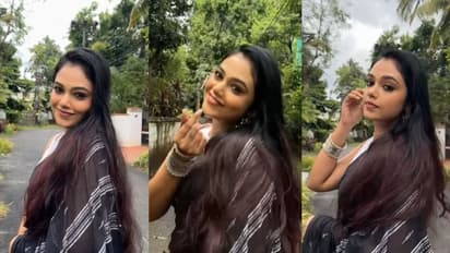 കറുപ്പ് സാരിയിൽ സുന്ദരിയായി റെബേക്ക, വീഡിയോ ഹിറ്റ്