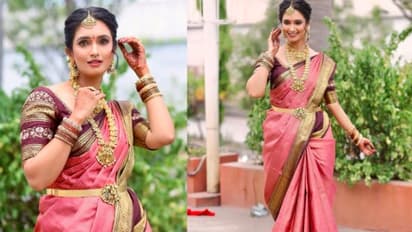 ರೇಷ್ಮೆ ಸೀರೆಯುಟ್ಟು ಮಿಂಚಿದ ಕಾವ್ಯ ಶಾಸ್ತ್ರಿ, ಮದ್ವೆ ಊಟ ಯಾವಾಗ ಅಂತ ಕೇಳ್ತಿದ್ದಾರೆ ಫ್ಯಾನ್ಸ್‌!