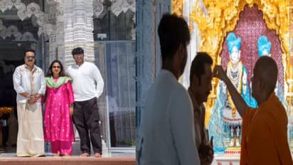 அபுதாபி.. பிரதமர் மோடி திறந்து வைத்த கோவில்.. 3ம் முறை தரிசனத்துக்கு சென்ற சுப்ரீம் ஸ்டார் - Viral Video!