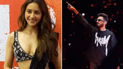 'Killing it as usual...', Rakul Preet Singh fangirls over Anirudh Ravichander at Indian 2 audio launch - WATCH