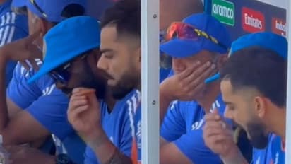 T20 World Cup 2024: Virat Kohli gorges on food in dugout amidst 'Kohli, Kohli' chants; videos go viral (WATCH)