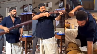 'ഡ്യൂപ്പല്ലടാ..ഒറിജിനലാ..'; തോക്കുകൊണ്ട് അഭ്യാസം കാട്ടി ജോസേട്ടായി, ടർബോയിലെ ആ മാസ് രം​​ഗങ്ങൾക്ക് പിന്നിൽ 