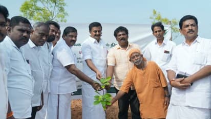 காவேரி கூக்குரல்.. திருப்பூரில் 3 லட்சம் மரக்கன்றுகள் நட திட்டம் - அமைச்சர் சுவாமிநாதன் துவங்கி வைத்தார்!