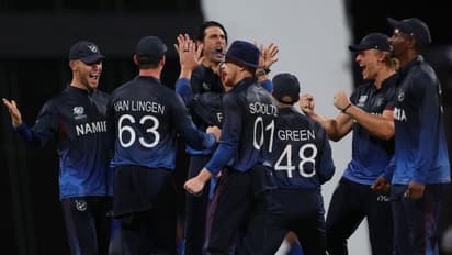 ഒമാന്റെ വീരോചിത പോരാട്ടം പാഴായി, ലോകകപ്പ് റെക്കോര്ഡിട്ട് സൂപ്പര് ഓവറില് വിജയം അടിച്ചെടുത്ത് നമീബിയ