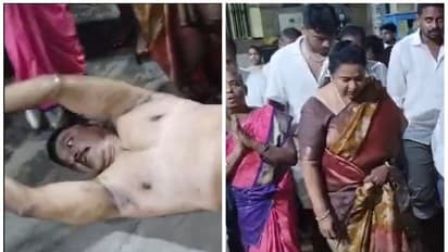 கட்சியவே கலைச்சிட்டேன் என் மனைவி எப்படியாவது எம்.பி. ஆயிடனும்; நடிகர் சரத்குமார் அங்கப்பிரதட்சணம்