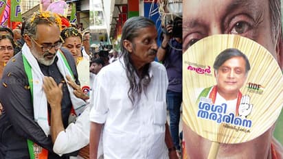 കാവി ലഡു 3000: ഓര്ഡര് കൊടുത്ത് തിരുവനന്തപുരത്ത് ബിജെപി; പതിവ് തെറ്റിക്കാതെ ശശി തരൂര്