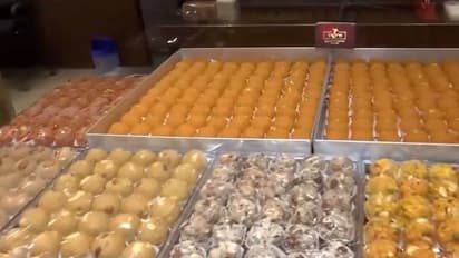 ಫಲಿತಾಂಶ ಹೊರಬೀಳೋದೊಂದೇ ಬಾಕಿ: ಕೇಜಿಗಟ್ಟಲೇ ಲಡ್ಡಿನೊಂದಿಗೆ ಸಂಭ್ರಮಾಚರಣೆಗೆ ಕಾಯ್ತಿರುವ ಬಿಜೆಪಿಗರು