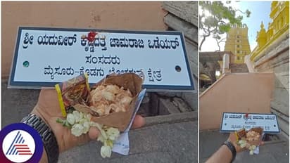 Mysuru Lok Sabha constituency : ಗೆಲ್ಲುವ ಮುನ್ನವೇ ಸಂಸದ ಯದುವೀರ್ ಒಡೆಯರ್ ನಾಮಫಲಕಕ್ಕೆ ಪೂಜೆ ಸಲ್ಲಿಕೆ