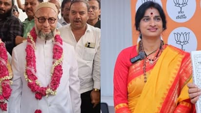 ಓವೈಸಿ-ಮಾಧವಿ ಲತಾ ನಡುವೆ ಹಾವು-ಏಣಿ ಆಟ; ಯಾರಿಗೆ ಮುನ್ನಡೆ ? ಇಲ್ಲಿದೆ ಮಾಹಿತಿ