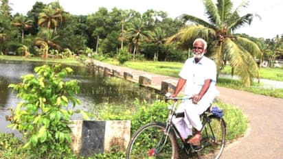 ഈ ഹെർക്കുലീസിന് 50 വയസ്, 66ാം വയസിലും സൈക്കിൾ ഉപേക്ഷിക്കാതെ ഹരിദാസ്, ദിവസവും താണ്ടുന്നത് 15 കിലോമീറ്റർ