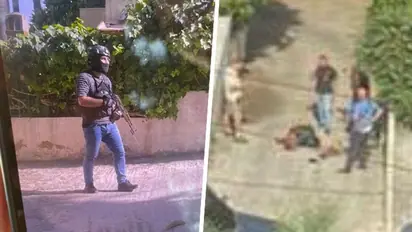 Caught on camera: Syrian gunman arrested after shooting near US embassy in Lebanon capital (WATCH)