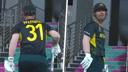 T20 WC 2024, Aus vs Oman: Warner heads to wrong dressing room after dismissal, leaves fans in splits (WATCH)
