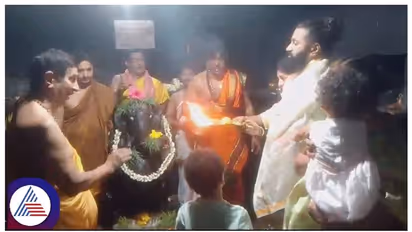 ಗೋಕರ್ಣದ ಶ್ರೀ ಮಹಾಬಲೇಶ್ವರ ಕ್ಷೇತ್ರಕ್ಕೆ ಖ್ಯಾತ ಚಿತ್ರ ನಟ-ನಿರ್ದೇಶಕ ರಿಷಬ್ ಶೆಟ್ಟಿ ಭೇಟಿ