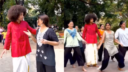 German Content Creator's Energetic Kuthu Dance Performance Sets the Internet Abuzz [WATCH]