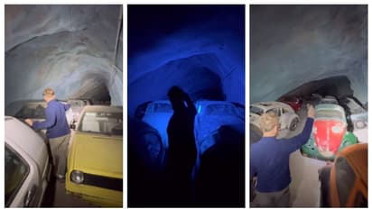 മോഷ്ടിക്കപ്പട്ട വിന്‍റേജ് കാറുകളുടെ വന്‍ ശേഖരം; അതും രഹസ്യ തുരങ്കത്തില്‍, വീഡിയോ വൈറല്‍ 