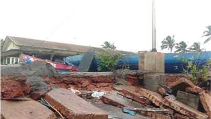 10 മീറ്ററോളം കടൽ ഇരച്ചു കയറി, പുന്നപ്രയിൽ കടലാക്രമണം ശക്തം; ഫിഷ് ലാന്ഡിംഗ് സെന്ററടക്കം അപകടാവസ്ഥയില്