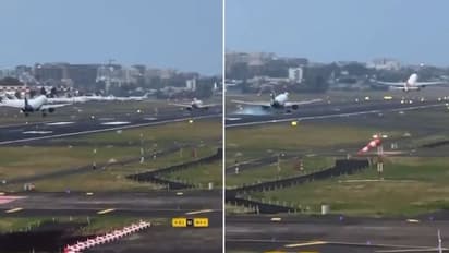 Mumbai: Close call as IndiGo flight lands while Air India plane takes off on same runway; WATCH viral video