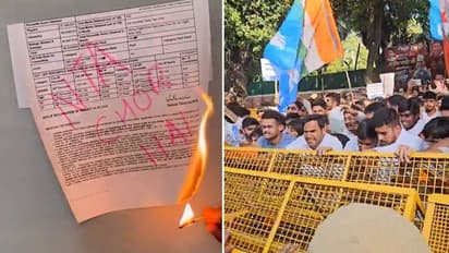 'NTA chor hai': NEET aspirants burn result as protests over alleged 'scam' in examination intensifies (WATCH)