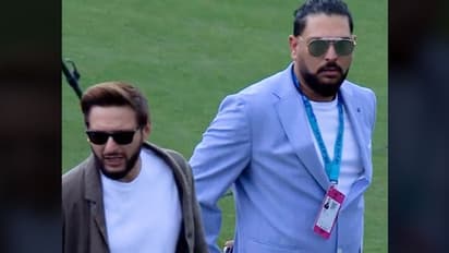 T20 World Cup 2024, India vs Pakistan: Yuvraj Singh, Shahid Afridi at NY stadium fuels excitement (WATCH)