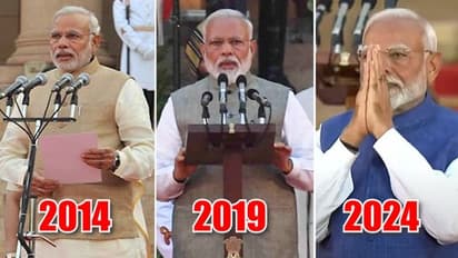 Narendra Modi sworn in as PM: Decoding his look for oath-taking ceremony in 2014, 2019 and 2024