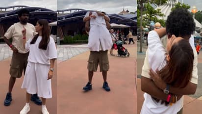 Nayanthara : டேய் இருடா.. அதட்டிய நயன்தாராவை அலேக்காக தூக்கிய விக்கி.. Fun மோடில் இளம் ஜோடி - Viral Video!