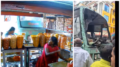 Bus Accident: திண்டுக்கல்லில் ஸ்வீட் ஸ்டாலில் புகுந்த அரசுப் பேருந்து; அலறியடித்து ஓடிய பெண்கள்