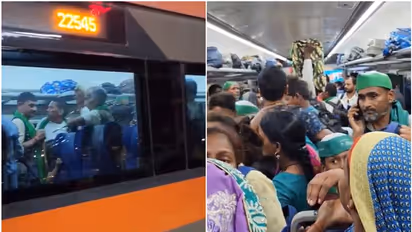 The viral video showcasing a packed Vande Bharat Express sparks concerns: 'Every train now faces overcrowding'