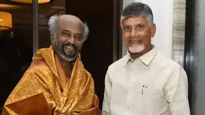 Chandrababu Naidu swearing-in: Rajinikanth arrives with his wife Latha in Vijayawada (WATCH)